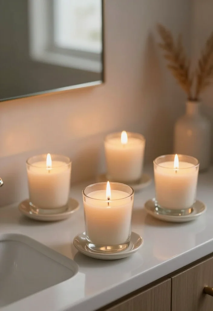 15 Best Small Bathroom Makeover Ideas on a Budget (You Won't Believe #7!) 58 15 Best Small Bathroom Makeover Ideas on a Budget (You Won't Believe #7!) - 13. Scented Candles for Ambiance 1
