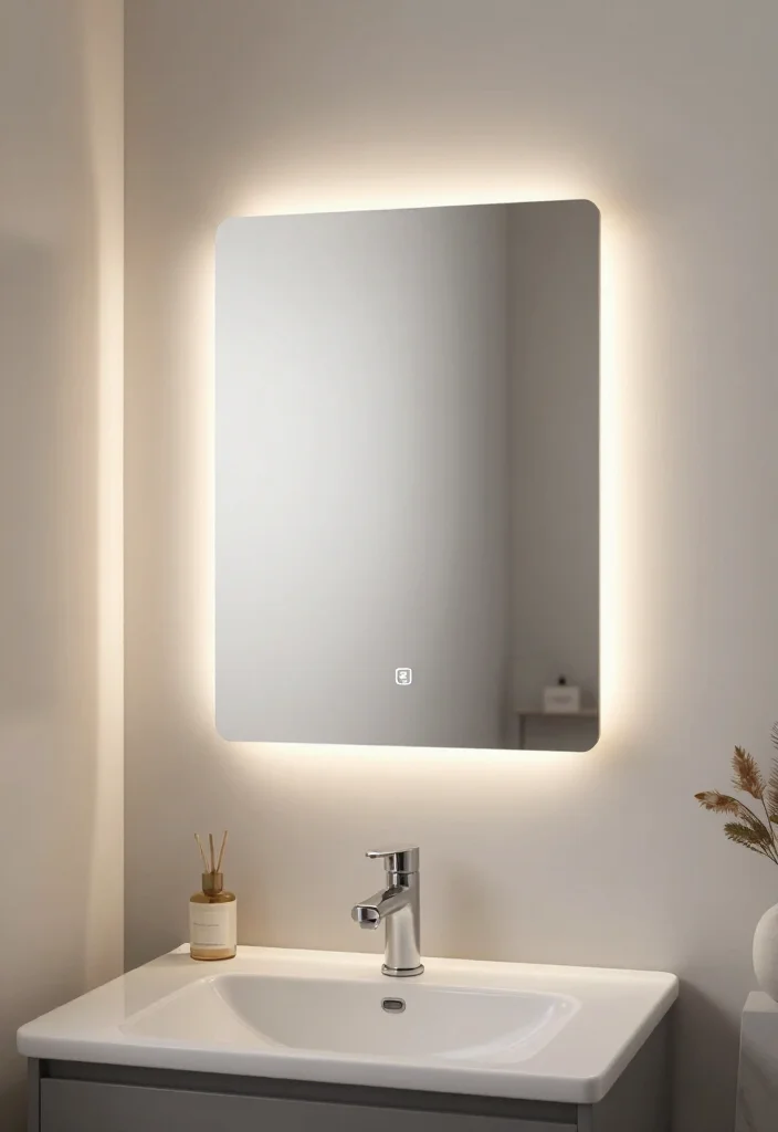 15 Best Small Bathroom Makeover Ideas on a Budget (You Won't Believe #7!) 37 15 Best Small Bathroom Makeover Ideas on a Budget (You Won't Believe #7!) - 6. Smart Mirrors for Space and Functionality 1