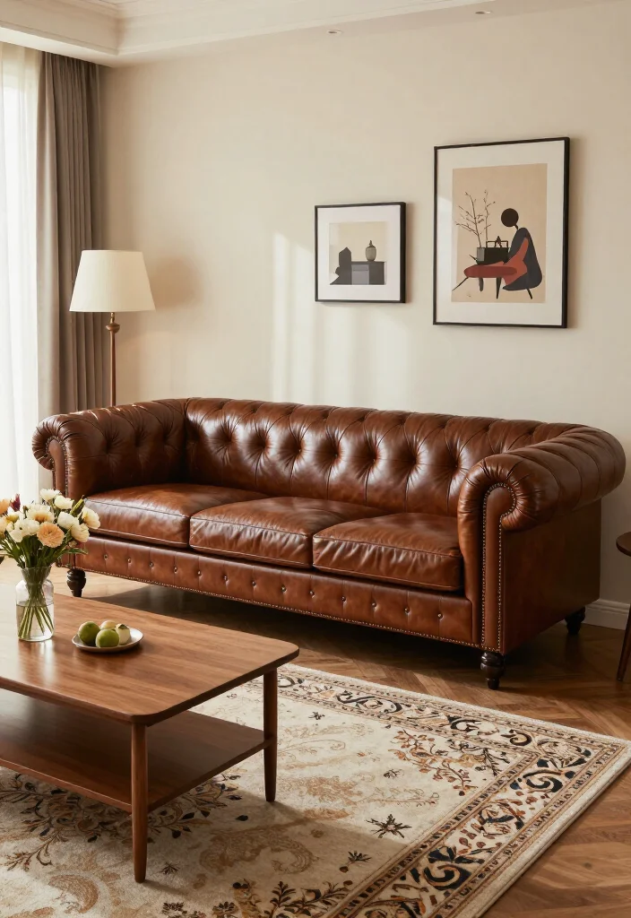 15 Best Sofas for Short People That Will Change Your Living Room Forever! - 3. The Timeless Appeal of Chesterfields 1
