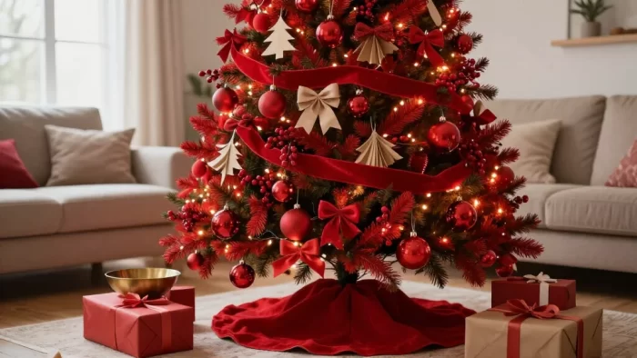 15 Budget-Friendly Red Christmas Tree Ideas That Look Shockingly Expensive
