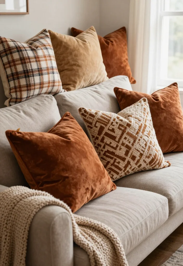 15 Chic Fall Decor Ideas Under $25 That Look Expensive! 38 15 Chic Fall Decor Ideas Under $25 That Look Expensive! - 7. Decorative Pillows 1