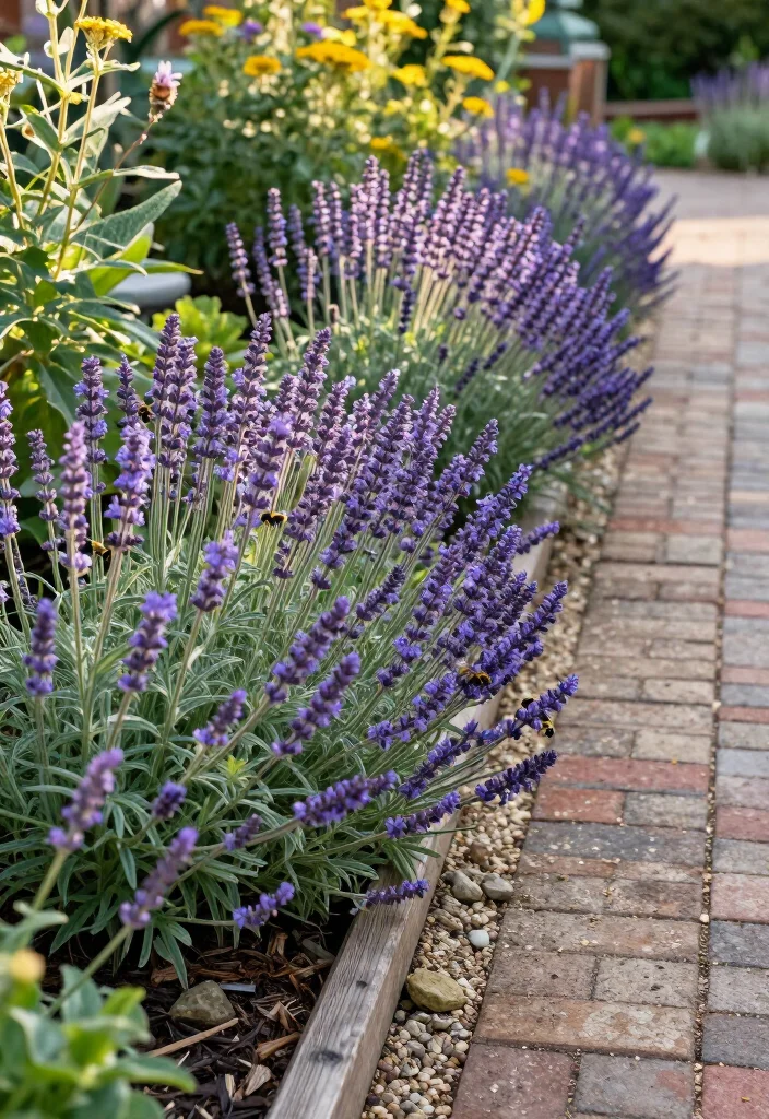 15 Fragrant Pollinator Path Borders That’ll Keep Bees Coming Back All Season Long (Wait Until You See #7!) - 2. Anise Hyssop and Catmint for a Purple Scent Trail 1
