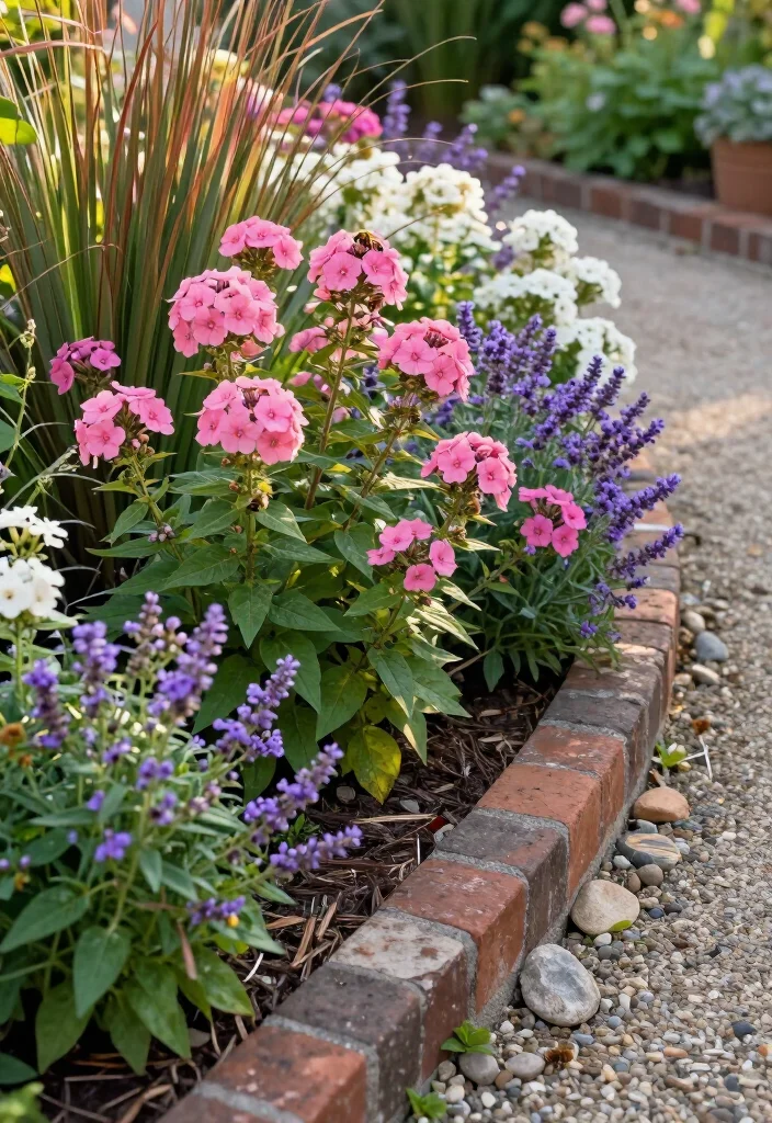 15 Fragrant Pollinator Path Borders That’ll Keep Bees Coming Back All Season Long (Wait Until You See #7!) - 9. Garden Phlox and Lemon Verbena for Mid-Summer Scent 1