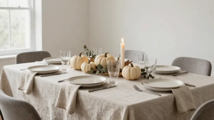 15 Serene Minimalist Thanksgiving Tablescapes That Make Neutral Decor Look Absolutely Stunning