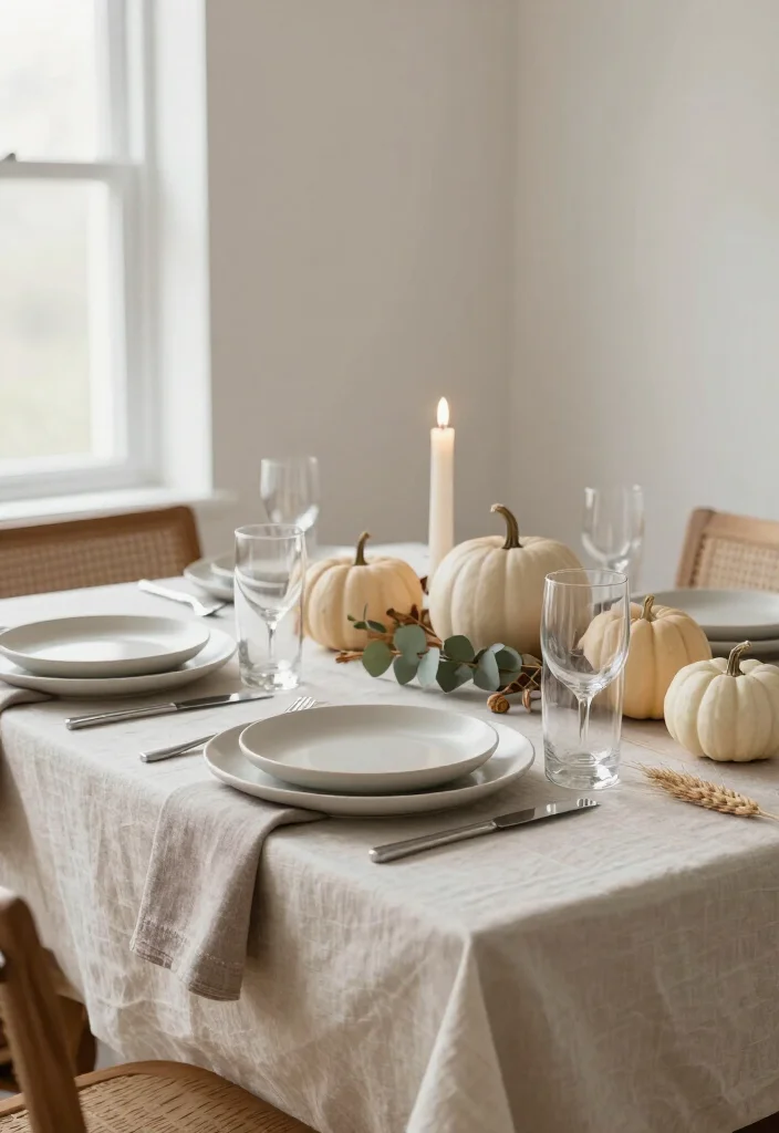 15 Serene Minimalist Thanksgiving Tablescapes That Make Neutral Decor Look Absolutely Stunning - Conclusion: Let the Table Feel Calm, Warm, and Like You 1