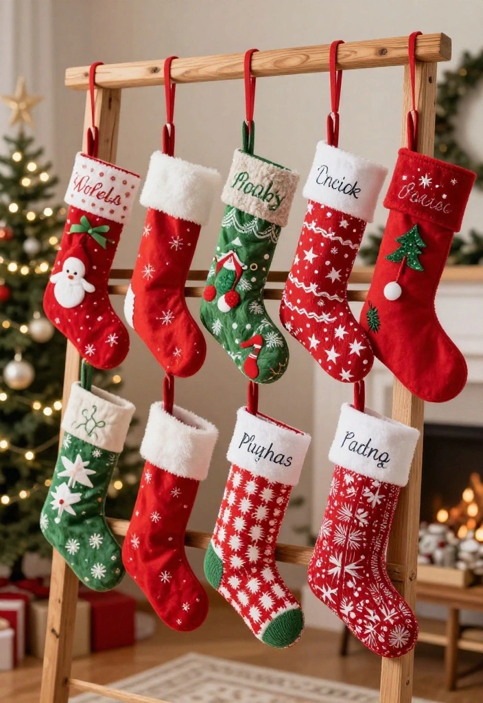 15 Stunning Christmas Decor Ideas Under $25 That Will Transform Your Home! - 5. Budget-Friendly Stockings 1