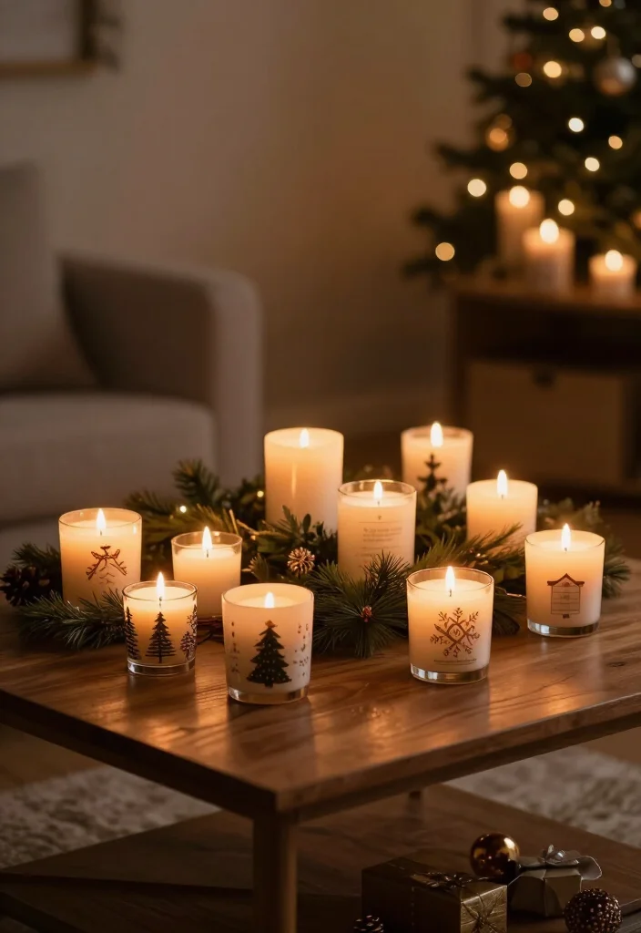 15 Stunning Christmas Decor Ideas Under $25 That Will Transform Your Home! - 9. Scented Candles and Holders 1