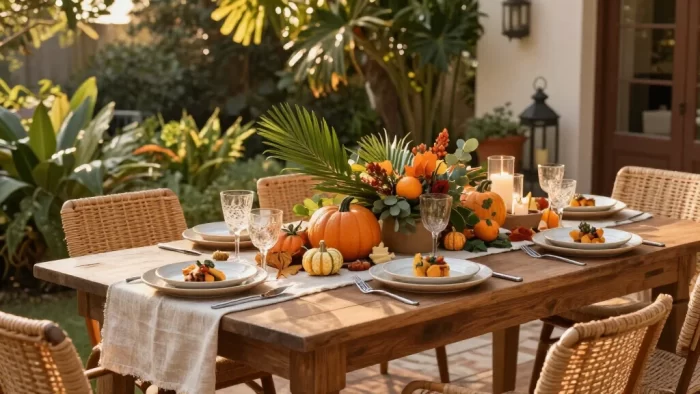 15 Thanksgiving Outdoor Table Setups for Warm-Weather Climates: Beautiful Ideas for a Festive Gathering