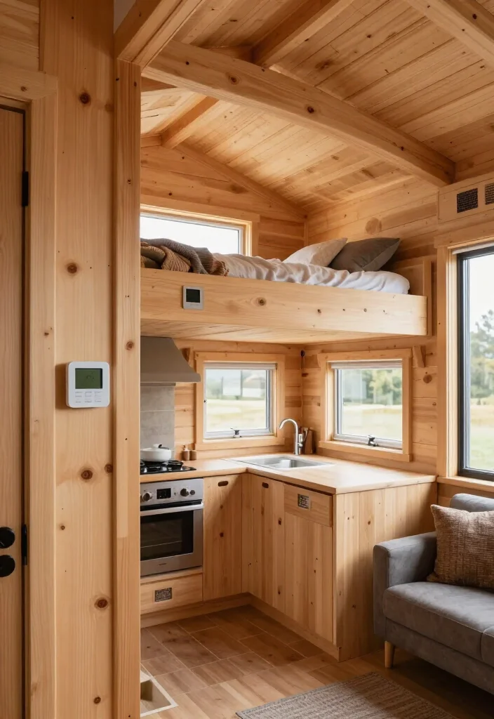15 Tips for a Year-Round Tiny Home in a Deluxe Lofted Barn Cabin: Insulation, Heating & Ventilation - 12. Add Smart Controls Without Making the Cabin Complicated 1