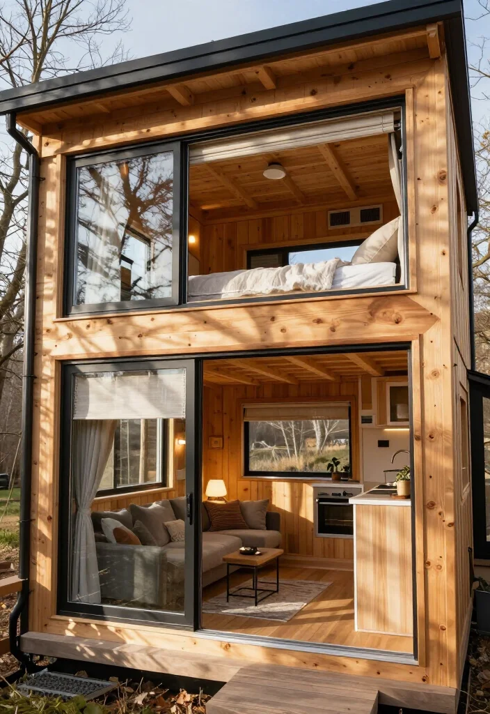 15 Tips for a Year-Round Tiny Home in a Deluxe Lofted Barn Cabin: Insulation, Heating & Ventilation - 13. Let Windows and Shade Do Some of the Heating Work 1