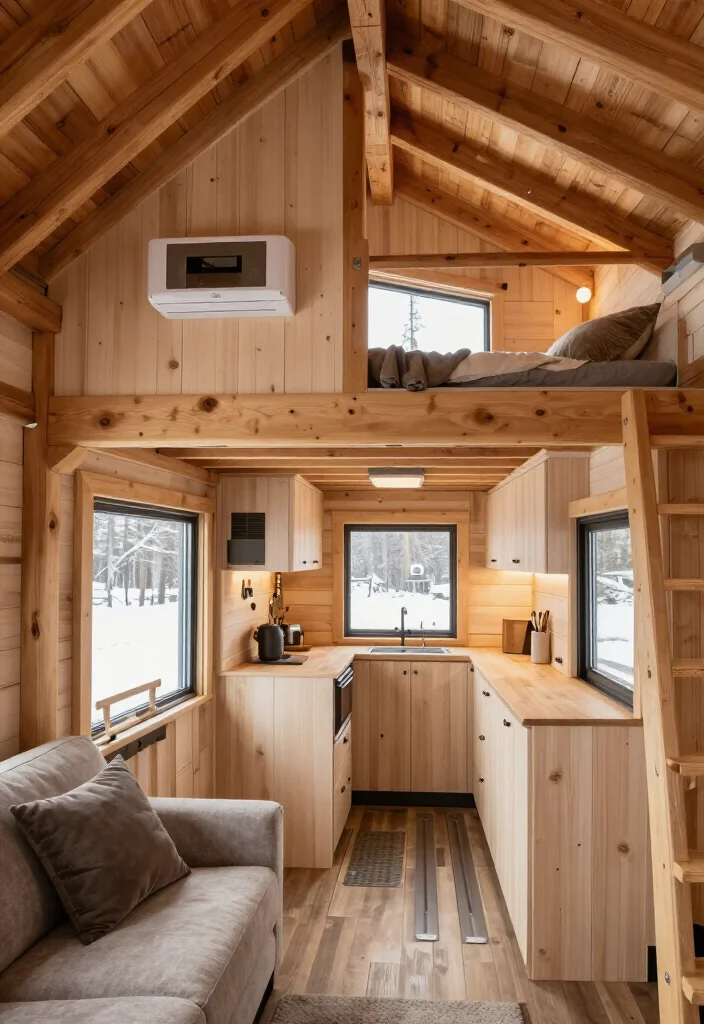 15 Tips for a Year-Round Tiny Home in a Deluxe Lofted Barn Cabin: Insulation, Heating & Ventilation - 6. Choose a Mini-Split for Efficient Everyday Heating 1