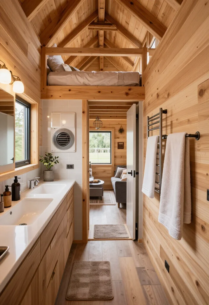 15 Tips for a Year-Round Tiny Home in a Deluxe Lofted Barn Cabin: Insulation, Heating & Ventilation - 8. Warm the Bathroom and Floor Without Wasting Energy 1