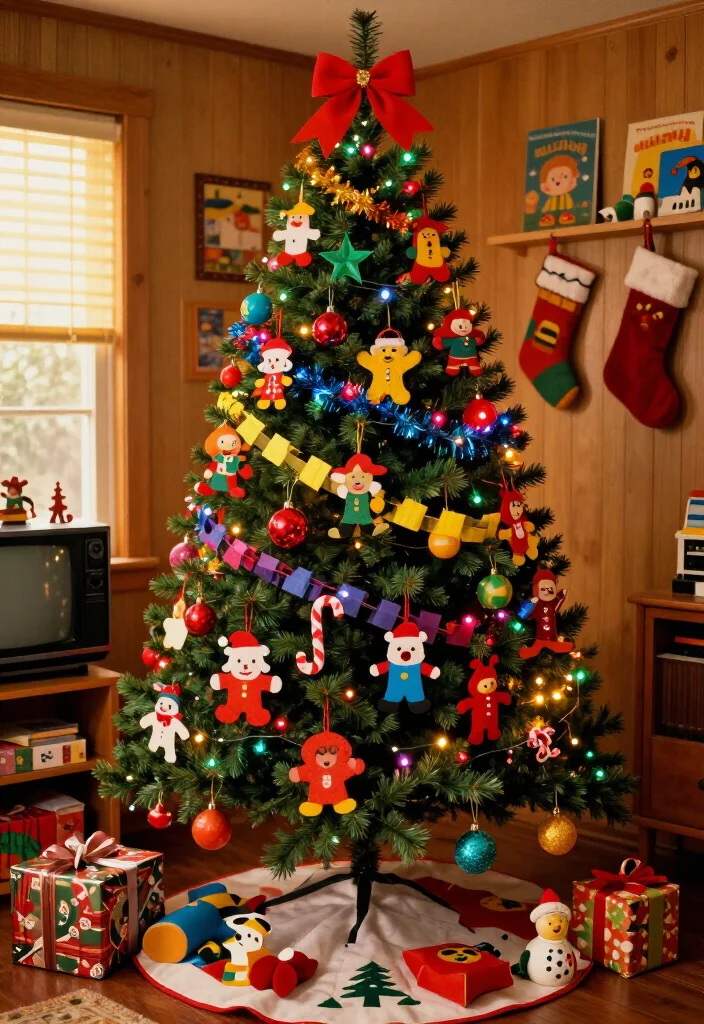 17 90s Christmas Tree Ideas That'll Bring Back the Best Holiday Memories (You Need to See #7!) 43 17 90s Christmas Tree Ideas That'll Bring Back the Best Holiday Memories (You Need to See #7!) - 10. Make Room for Favorite Cartoon Characters 1
