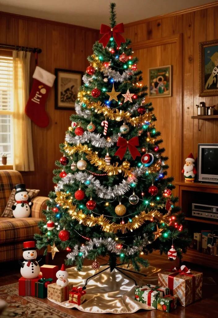 17 90s Christmas Tree Ideas That'll Bring Back the Best Holiday Memories (You Need to See #7!) 15 17 90s Christmas Tree Ideas That'll Bring Back the Best Holiday Memories (You Need to See #7!) - 4. Let the Tinsel Do the Most 1