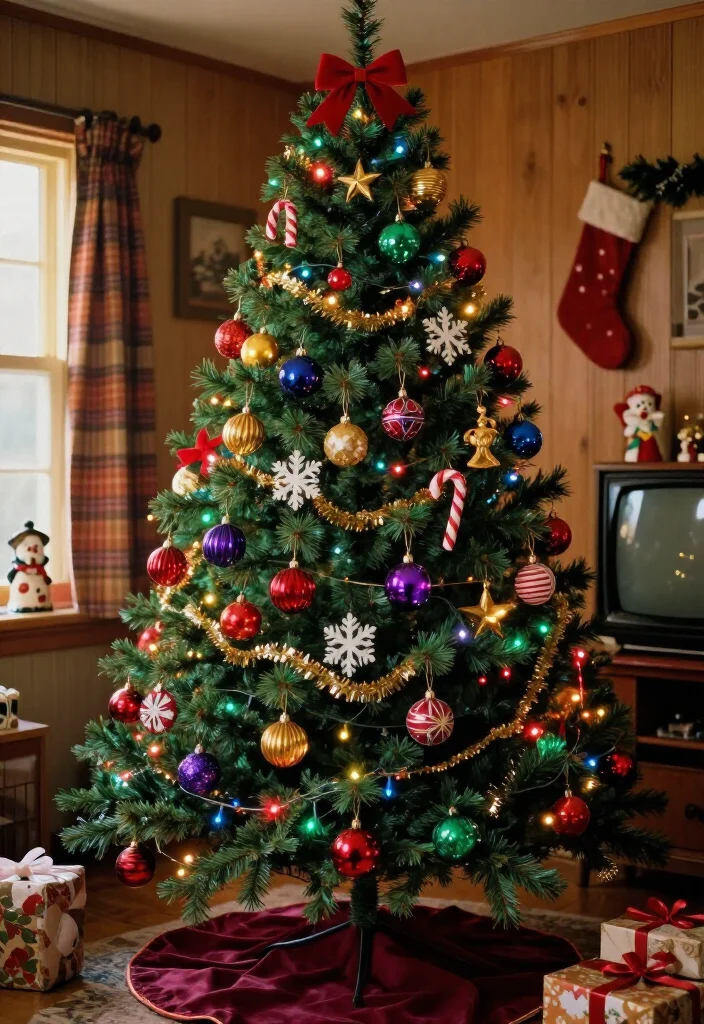 17 90s Christmas Tree Ideas That'll Bring Back the Best Holiday Memories (You Need to See #7!) 16 17 90s Christmas Tree Ideas That'll Bring Back the Best Holiday Memories (You Need to See #7!) - 5. Use Jewel-Tone Glass Ornaments 1