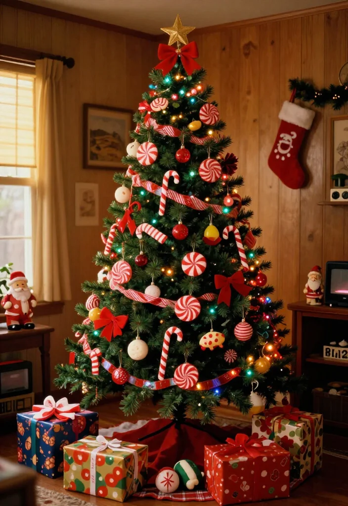 17 90s Christmas Tree Ideas That'll Bring Back the Best Holiday Memories (You Need to See #7!) 27 17 90s Christmas Tree Ideas That'll Bring Back the Best Holiday Memories (You Need to See #7!) - 6. Turn the Tree Into a Candy Counter 1