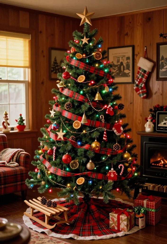 17 90s Christmas Tree Ideas That'll Bring Back the Best Holiday Memories (You Need to See #7!) 31 17 90s Christmas Tree Ideas That'll Bring Back the Best Holiday Memories (You Need to See #7!) - 8. Give It a Cozy Plaid Cabin Feeling 1