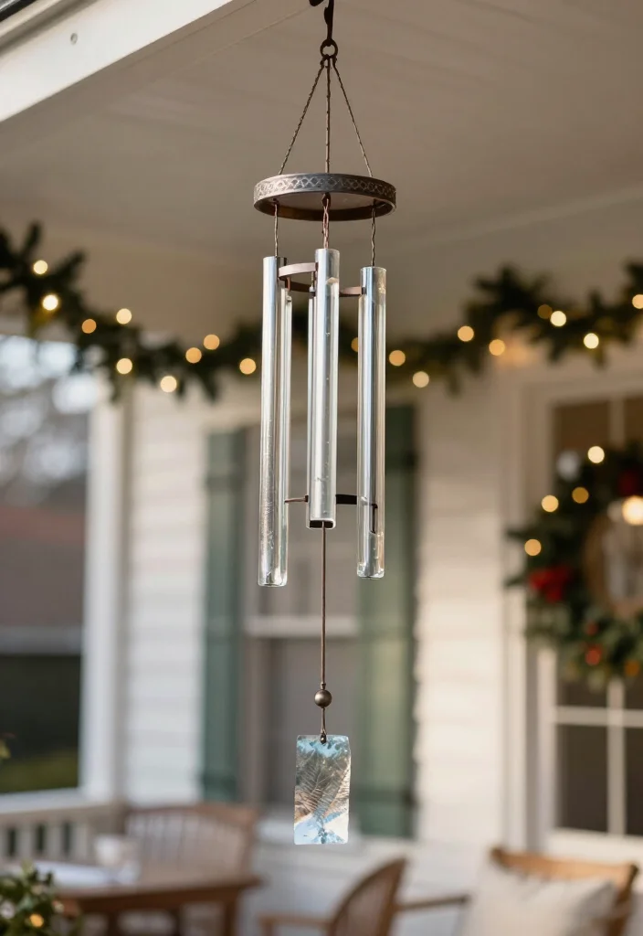 17 Affordable Christmas Porch Decor Under $50 That Will Dazzle Your Guests! 45 17 Affordable Christmas Porch Decor Under $50 That Will Dazzle Your Guests! - 12. Elegant Wind Chimes 1