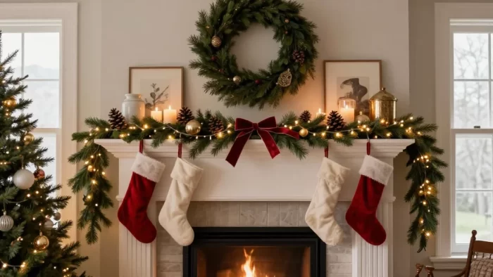 17 Best Christmas Mantel Decor Ideas That’ll Make Your Fireplace the Star of the Season (You’ll Want to Copy #9!)