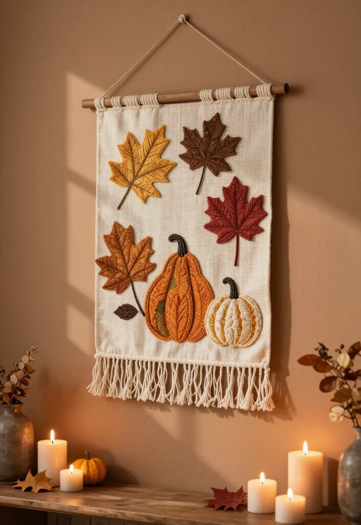 17 Best Thanksgiving Decor Ideas Under $100 That Will WOW Your Guests! - 14. Seasonal Wall Hangings 1