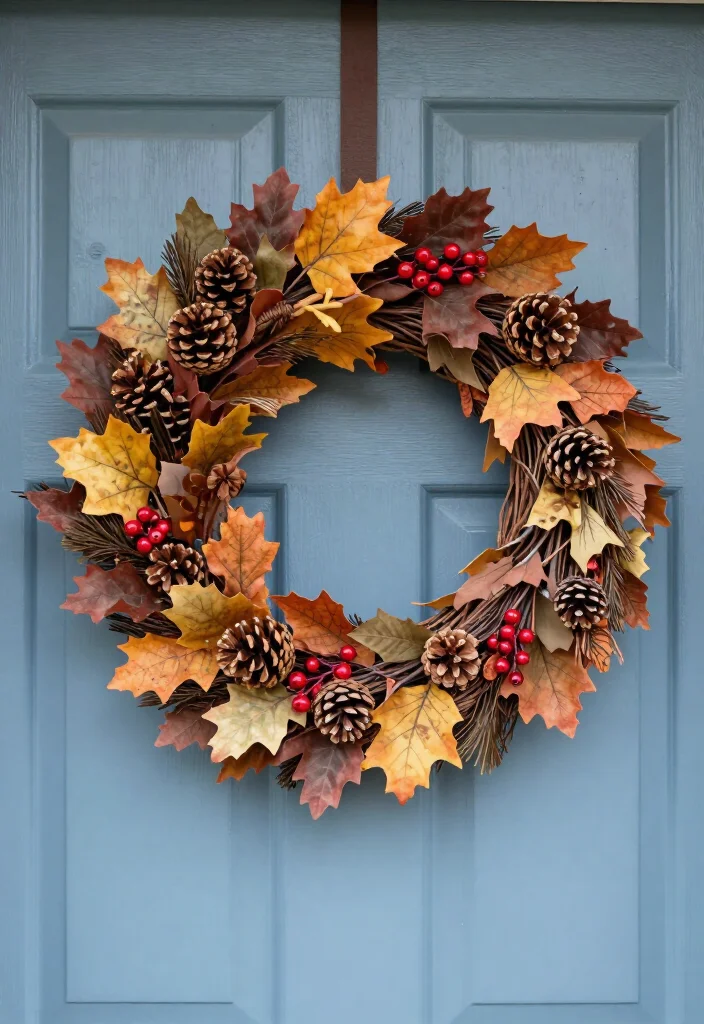 17 Best Thanksgiving Decor Ideas Under $100 That Will WOW Your Guests! - 3. DIY Fall Wreaths 1