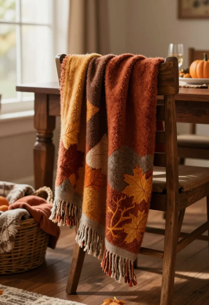 17 Best Thanksgiving Decor Ideas Under $100 That Will WOW Your Guests! - 5. Cozy Blanket Throws 1
