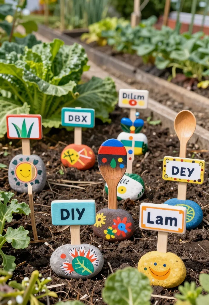 17 Budget-Friendly Gardening Tips That Will Transform Your Space for Less! 33 17 Budget-Friendly Gardening Tips That Will Transform Your Space for Less! - 6. DIY Garden Markers 1