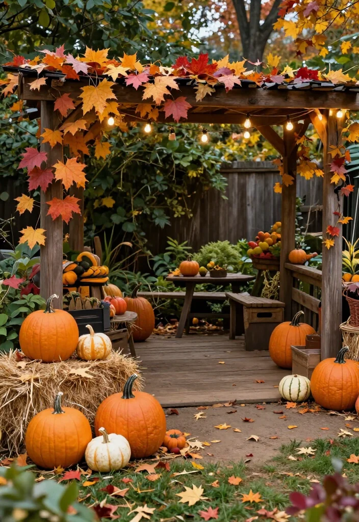 17 Charming Rustic Front Garden Ideas That Will Make Your Neighbors Envious! - 16. Seasonal Decorations 1