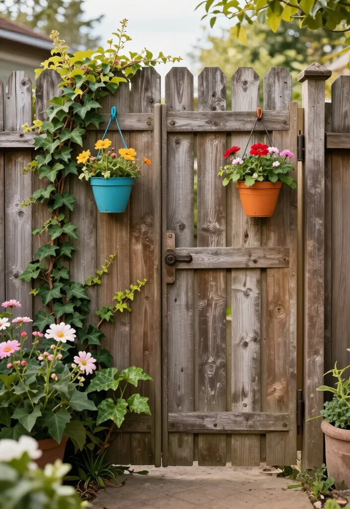 17 Charming Rustic Front Garden Ideas That Will Make Your Neighbors Envious! - 2. Charming Wooden Fencing 1