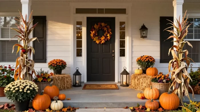 17 Clever Halloween-to-Thanksgiving Porch Decor Ideas That Make the Seasonal Switch Effortless (You’ll Want to Copy #9!)