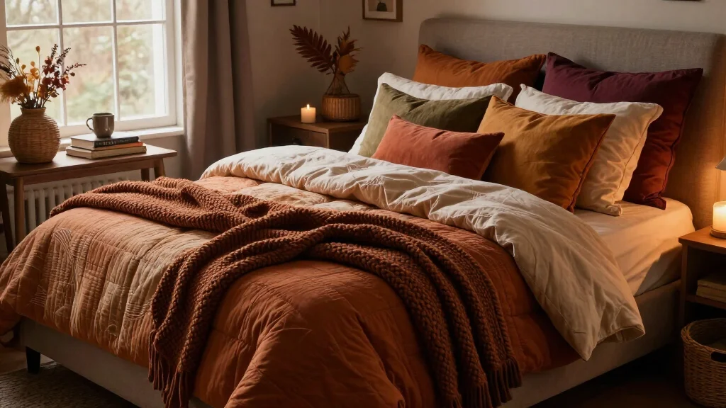17 Cozy Fall Bedding Combos That'll Make Your Bedroom Feel Like a Warm Hug (You'll Want to Copy #7!)
