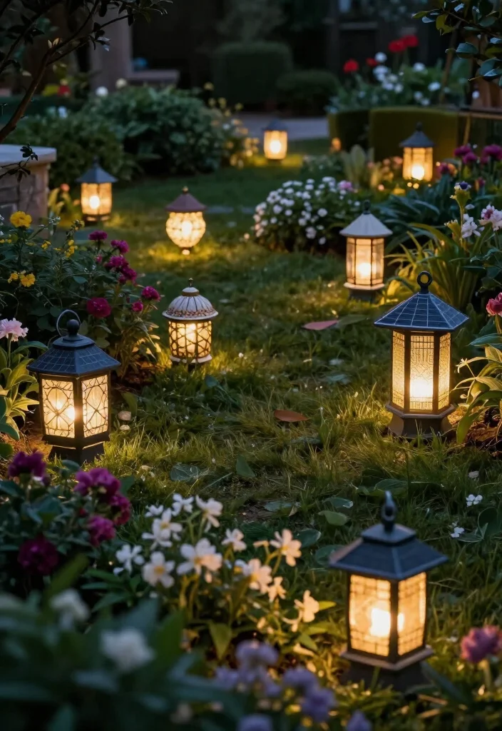 17 DIY Garden Lantern Decor Ideas That Will Light Up Your Evenings (You Won't Believe #9!) - 16. Solar-Powered Lanterns 1