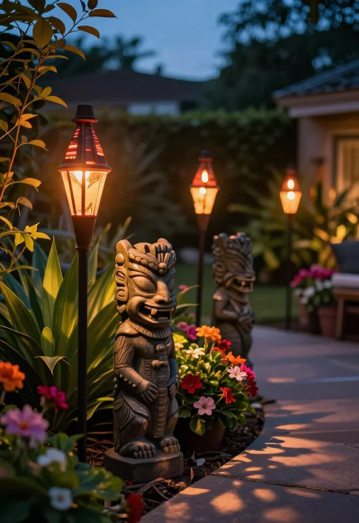 17 DIY Garden Lantern Decor Ideas That Will Light Up Your Evenings (You Won't Believe #9!) - 2. Tiki Torch Lanterns 1