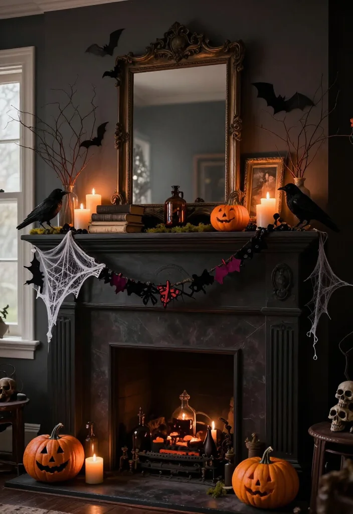 17 DIY Halloween Mantel Ideas That Look Straight Out of a Haunted Mansion (Even Beginners Can Try #8!) - Conclusion: Let the Mantel Tell Its Own Spooky Story 1