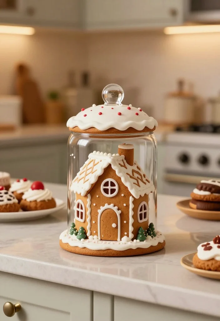 17 Elegant Christmas Kitchen Decor Under $100 That'll Make Your Home Feel Merry and Bright! - 7. Decorative Cookie Jars 1