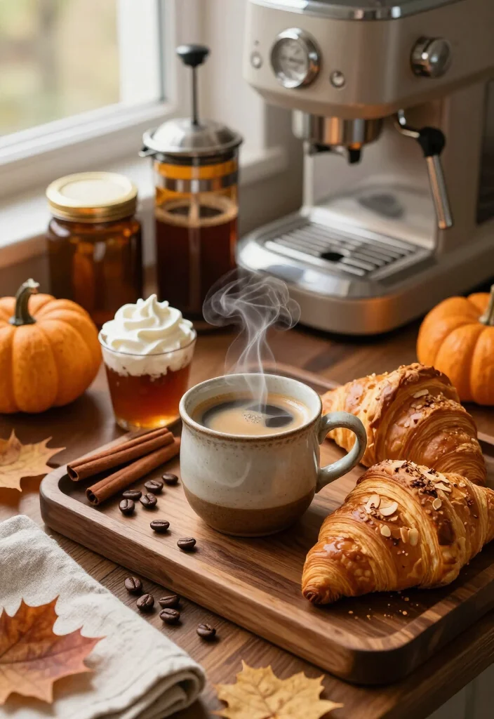 17 Fall Coffee Bar Ideas That’ll Make Your Home Feel Like a Cozy Café (You’ll Want to Copy #7!) 2 17 Fall Coffee Bar Ideas That’ll Make Your Home Feel Like a Cozy Café (You’ll Want to Copy #7!) - 1. Start With a Rustic Wooden Tray 1