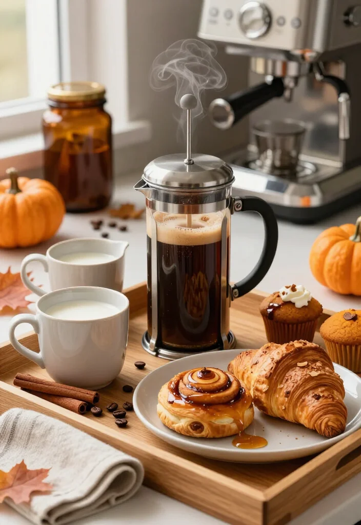 17 Fall Coffee Bar Ideas That’ll Make Your Home Feel Like a Cozy Café (You’ll Want to Copy #7!) 62 17 Fall Coffee Bar Ideas That’ll Make Your Home Feel Like a Cozy Café (You’ll Want to Copy #7!) - 17. Finish With a Ready-to-Serve Café Tray 1