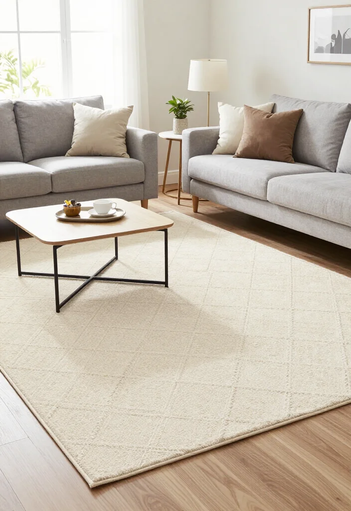 17 Ingenious Living Room Layouts That Will Transform Your Small Apartment Into a Stylish Oasis! - 1. Create Zones with Area Rugs 1