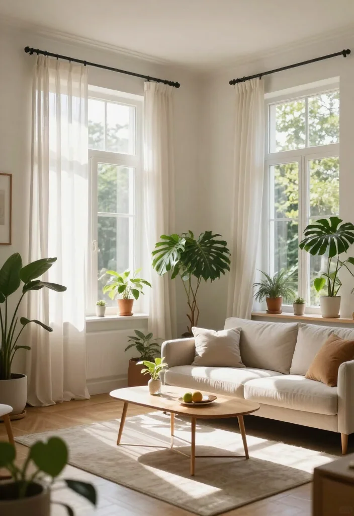 17 Ingenious Living Room Layouts That Will Transform Your Small Apartment Into a Stylish Oasis! - 12. Maximize Natural Light 1