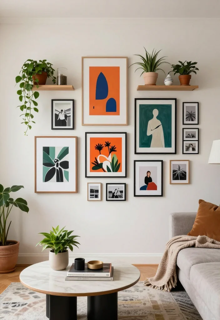 17 Ingenious Living Room Layouts That Will Transform Your Small Apartment Into a Stylish Oasis! - 13. Personalize with Art and Decor 1