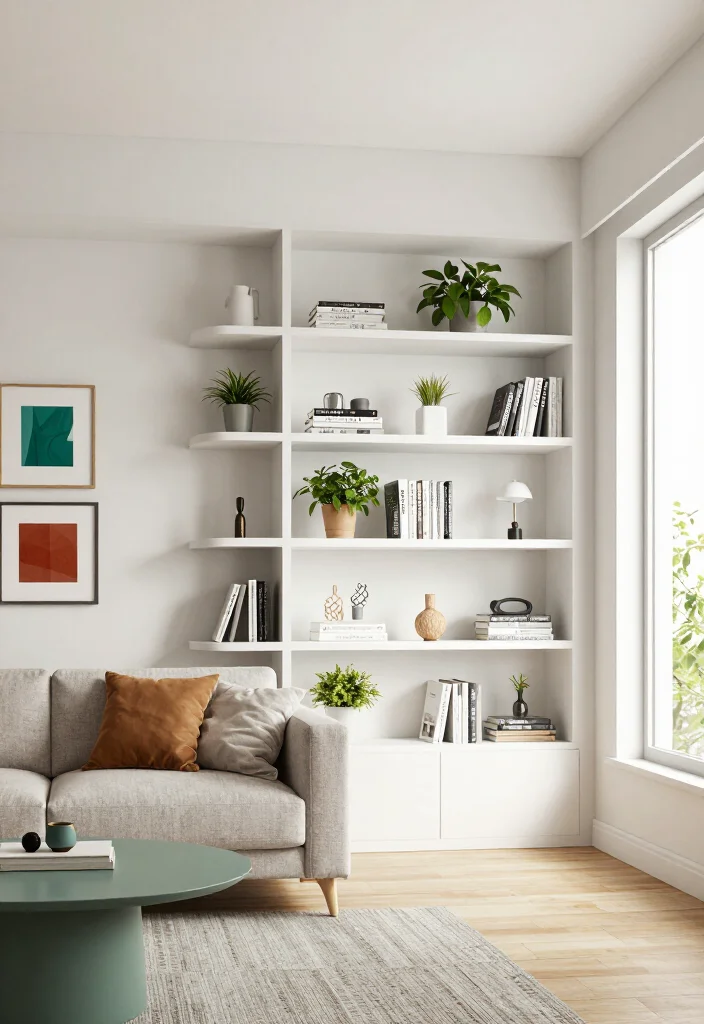 17 Ingenious Living Room Layouts That Will Transform Your Small Apartment Into a Stylish Oasis! - 7. Use Built-in Storage Solutions 1