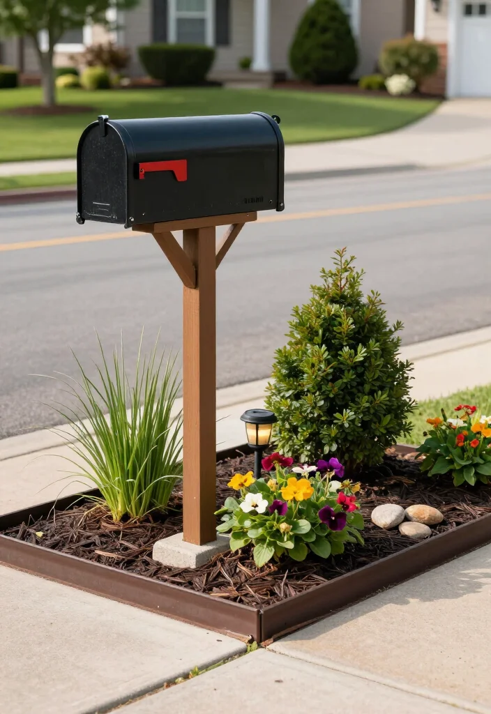 17+ Mailbox Landscaping Ideas That'll Make Your Curb Appeal Impossible to Ignore (#9 Is Seriously Stunning!) - 17. A Budget-Friendly Weekend Refresh 1