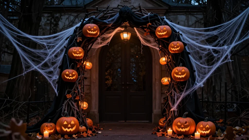 17 Spooktacular Halloween Archway Ideas That'll Have Your Guests Screaming 'Wow!'