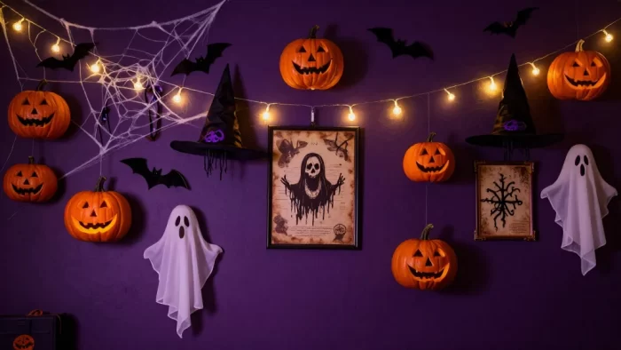 17 Spooktacular Halloween Wall Decor Ideas That Will Leave Your Guests Screaming for More!
