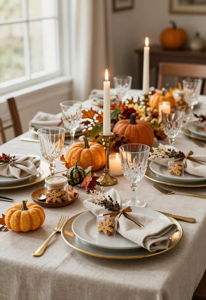 17 Thanksgiving Table Upgrades That'll Make Your Dinner Look Straight Out of a Magazine 46 17 Thanksgiving Table Upgrades That'll Make Your Dinner Look Straight Out of a Magazine - 13. Give Each Guest a Tiny Take-Home Favor 1