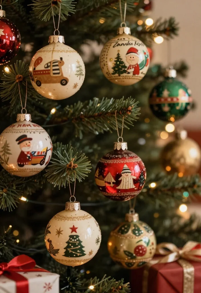 17 Trendy Christmas Tree Ornaments for 2026 That Will Wow Your Guests! - 3. Vintage-Inspired Ornaments 1