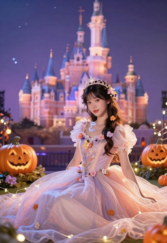 19 Genius Pregnant Halloween Costume Ideas That Will Make You the Star of the Night! - 3. Fairy Tale Princess 1