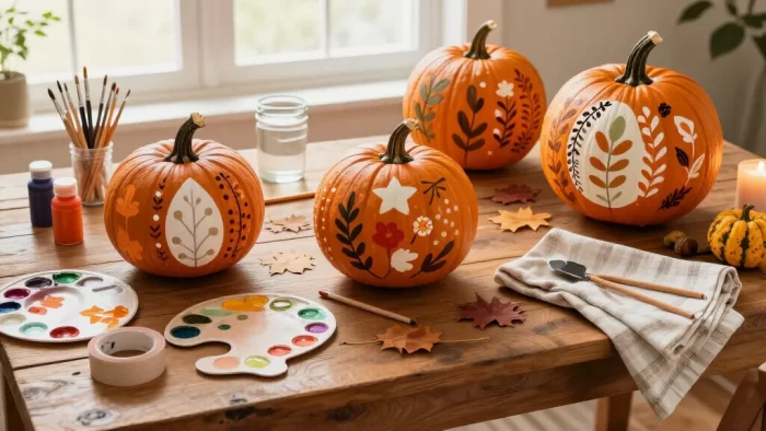 19 Hand-Painted Pumpkin Ideas So Easy, Even Beginners Can Create Stunning Fall Decor!