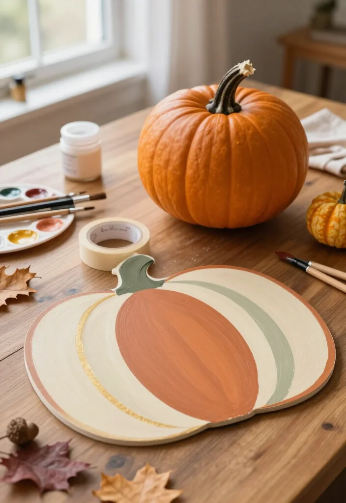 19 Brilliant Hand-Painted Pumpkin Ideas So Easy, Even Beginners Can Create Stunning Fall Decor! 3 19 Hand-Painted Pumpkin Ideas So Easy, Even Beginners Can Create Stunning Fall Decor! - 2. Modern Color-Blocked Pumpkins 1