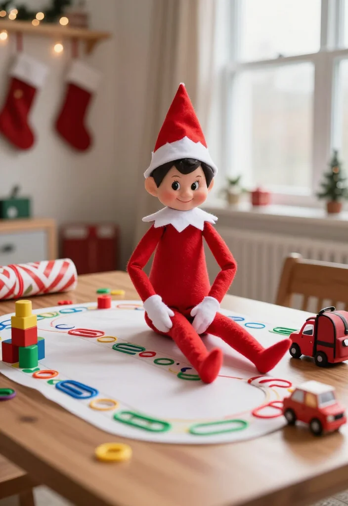 19 Hilarious Elf on the Shelf Ideas for Older Kids That Are Actually Cool (Your Tweens Will Be Obsessed with #7!) - 18. Give the Elf a Safe Paper-Clip Zipline Mission 1